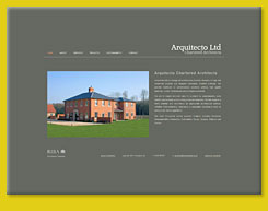 Web design for Arquitecto Ltd, Chippenham
